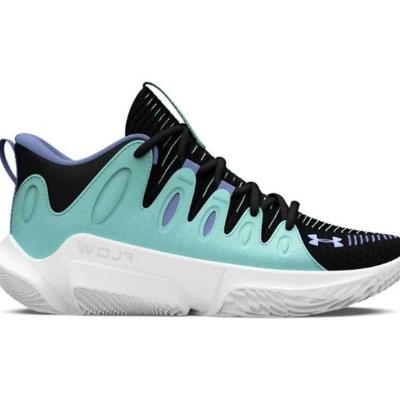 Under Armour Shoes - Under Armour Aqua and Black Basketball Shoes
